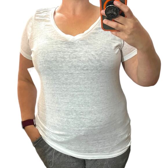 Threads 4 Thought X-LARGE T4T Triblend V-Neck Semi Sheer Short Sleeve Tee - Picture 2 of 10